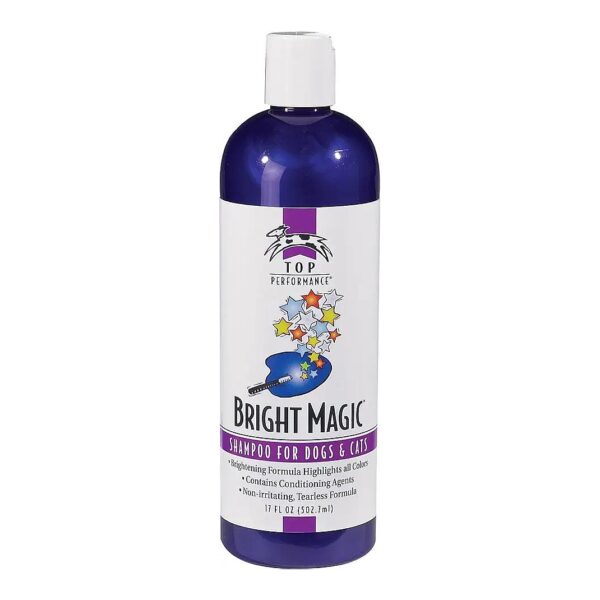 Top Performance Bright Magic Shampoo for Dog and Cat Coat Enhancement