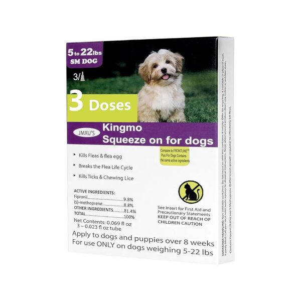 Topical Flea and Tick Control Drops for Dogs with Long Lasting Protection