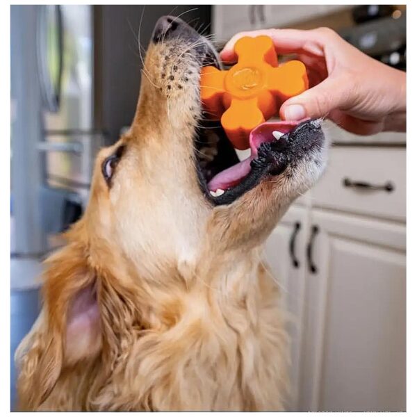 Tough Dog Chew Toy with Stuffable Center for Aggressive Chewers and Treats