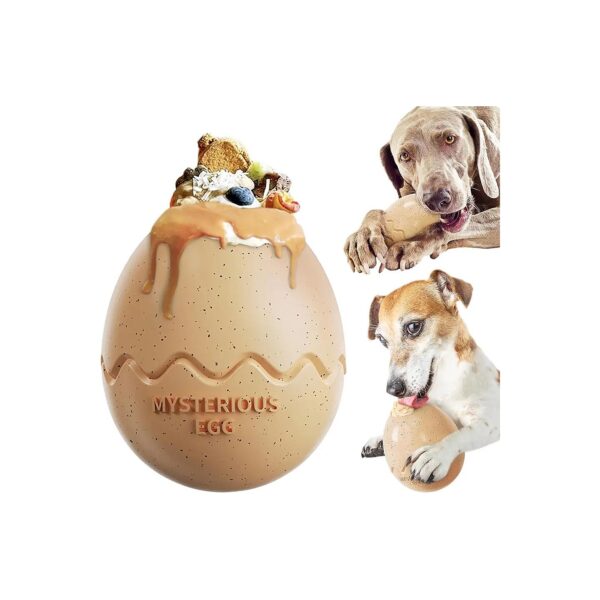 Tough Dog Toys with Treat Dispenser for Large Dogs and Food Grade Material