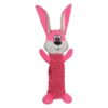 Tough Plush Dog Toy for Interactive Play Fetch and Tug-of-war