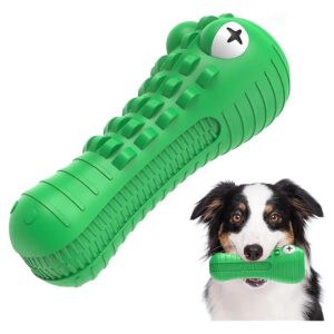 Tough Squeaky Dog Toys with Milk Flavor for Medium Large Dogs