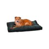 Tough and Long-Lasting 42" Black Nylon Dog Bed for Large Breeds