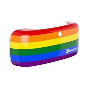 Tractive GPS Dog Tracker Protective Cover with Rainbow Pride Theme