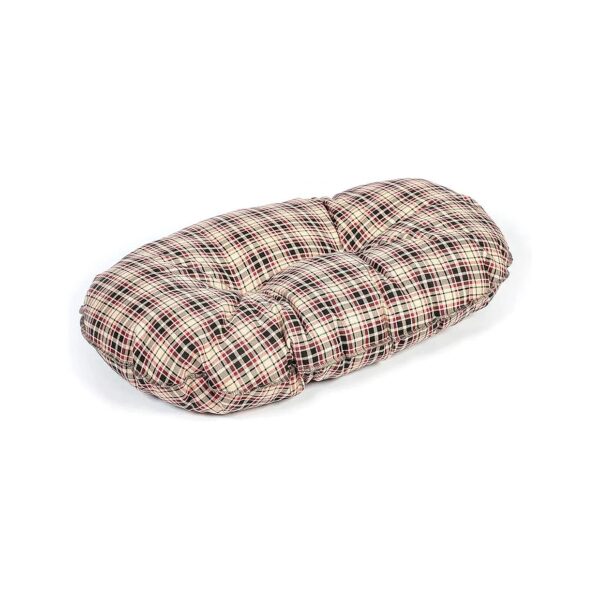 Traditional Check Design Quilted Mattress for Small Breeds 24 inches