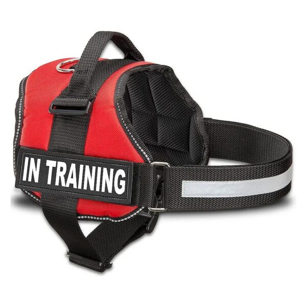 Training and Therapy Dog Vest with Removable Patches and Adjustable Straps