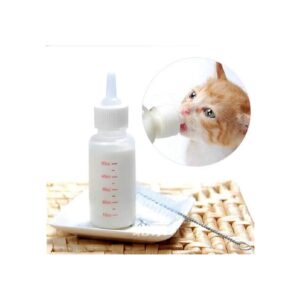 Transparent Pet Feeding Bottle for Small Pet Care Kit Milk Feeding System Cats