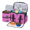 Travel Kit for Large Dogs with Food Containers, Organizer, and Collapsible Bowls