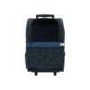 Travel Pet Carrier with Shock Absorbent Wheels and Sturdy Legs for Cats and Small Dogs