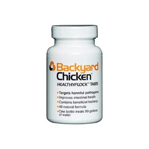 Treat 90 Gallons of Water with Healthyflock Tabs for Backyard Chickens