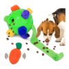 Treat Dispensing Dog Toy for Any Size Dogs with Easy Cleaning and Foraging Skills