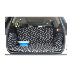 Trunk Cover for Dogs with Waterproof Material and Cute Paw Pattern