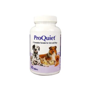 Tryptophan Supplement Tablets for Stress Relief in Dogs and Cats