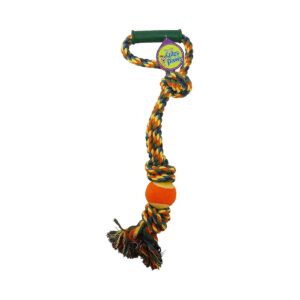 Tug Toys with Rope and Tennis Ball for Dogs of All Sizes