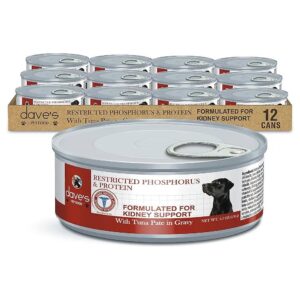 Tuna Pate Wet Dog Food for Kidney Support with Reduced Phosphorus and Added Vitamins