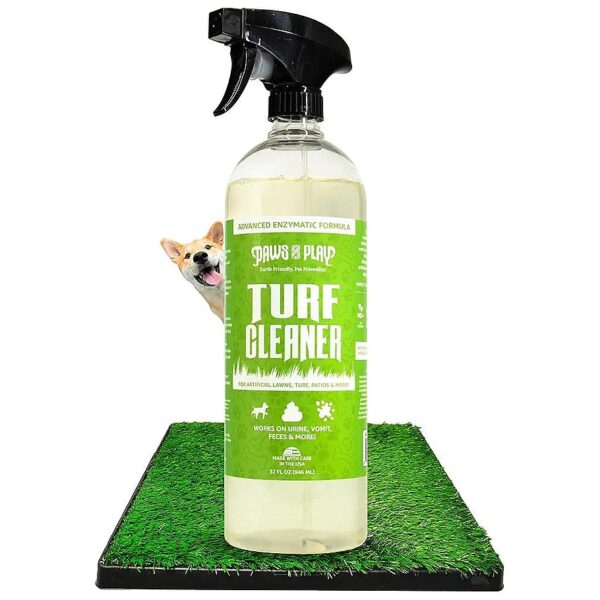 Turf Cleaning Solution for Fake Grass and Outdoor Areas 32 Oz Liqid Volume