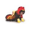 Turkey Dog Costume with Headpiece Jail Tail Paw Covers Large