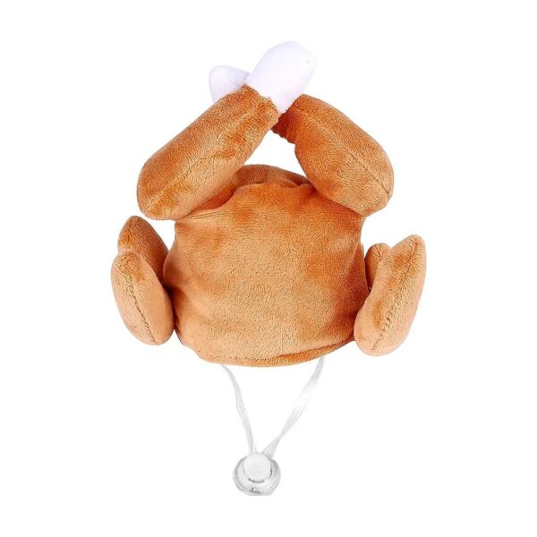 Turkey Drumstick Plush Headband Halloween Costume for Small Dogs and Cats