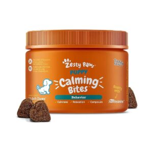 Turkey Flavored Puppy Calming Chews for Everyday Stress Management and Relaxation