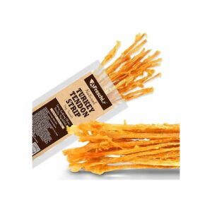 Turkey Tendon Sticks for Puppies and Adult Dogs with Hypoallergenic Properties