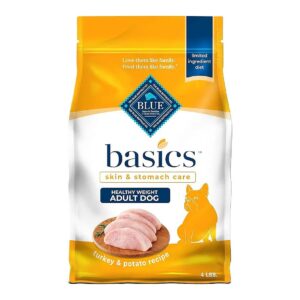 Turkey and Potato Dry Dog Food for Adult Weight Management with Skin and Stomach Care