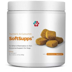 Turmeric and Curcumin SoftSupps for Dogs with Joint Pain Relief, Immune