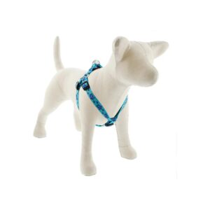 Turquoise Nylon Step in Harness for Medium Breed Dogs