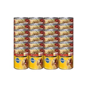 Twenty-Four 2-Ounce Cans Of Meaty Dog Food In Gravy