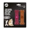 Twin Pack Nylon Bones Providing Durability and Flavor for Toy Dogs