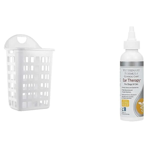 Two-Bushel Laundry Hamper with Sturdy Plastic Construction