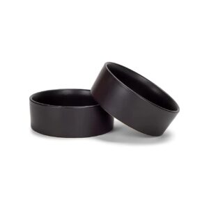 Two-Piece Set of Small Pet Bowls for Small and Medium Breed Dogs with Durable Material