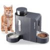 Two-in-One Pet Feeder and Water Dispenser with Advanced Gravity Feeding System