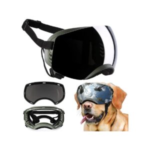 ULTRA-LIGHTWEIGHT Dog Goggles for Alaskan Malamute, Samoyed, Labrador and Border Collie