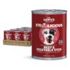 US-Made Grain-Free Wet Dog Food with Beef & Vegetables in Gravy, 2 oz Cans for Adult Dogs