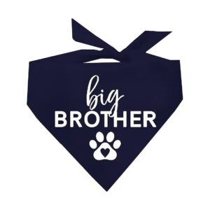 USA-Made Custom Printed Dog Bandana for Big Brother Baby Announcement