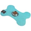 USA Made Durable Teal Dog Feeding Mat for Active Dogs Water Repellent and Easy Clean