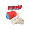 USA Made Natural Cotton Rope Dog Ball Launcher and Tug Toy for Fetch and Play