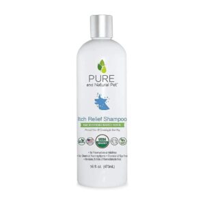 USDA Certified Organic Pure Shampoo for Itch Relief in Dogs