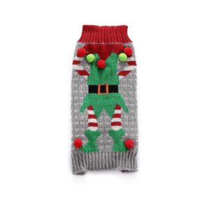 Ugly Christmas Sweater for Cats and Small Medium Dogs - X-Large Size