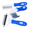 Ultimate 3-in-1 Grooming Tool Set for Deshedding, Dematting and Detangling All Coat Types