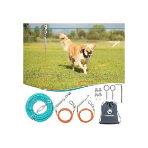 Ultimate Outdoor Dog Run System for Yard Camping and Park Adventures