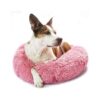 Ultimate Pet Bed for Small Medium Dogs with Non Skid Bottom and Soft Shaggy Surface