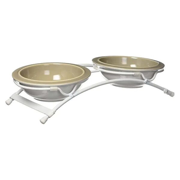 Ultimate Pet Feeding Solution - Elevated Dog Bowl and Cat Bowl with Anti-Slip Stand