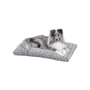 Ultimate Pet Sofa Bed Gray Color Natural Syrup Fiber Insulation Perfect for Pet Crate