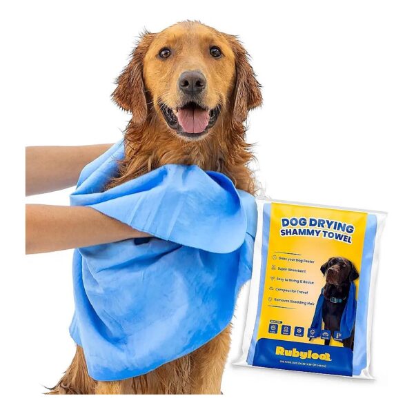 Ultra Absorbent Large Dog Drying Towel for Fast Drying and Comfort