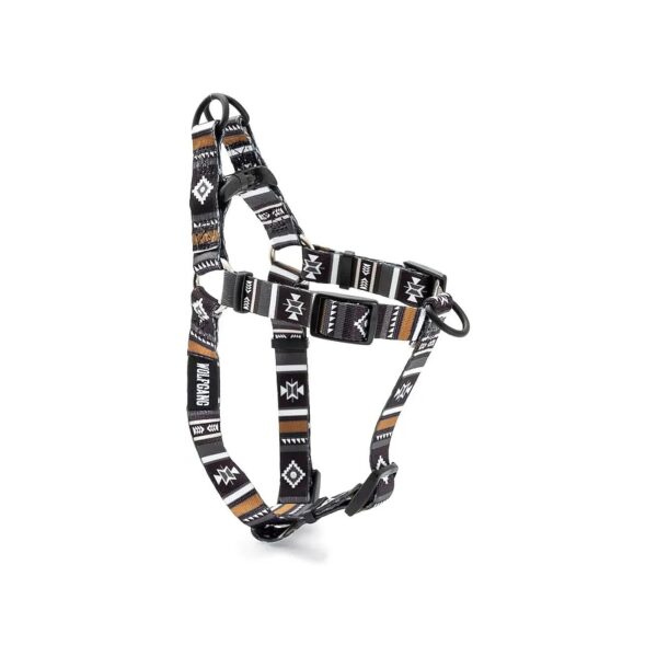 Ultra-Durable No-Pull Polyester Dog Harness for Small Dogs NewMoon Print Small Sizes