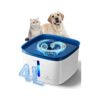 Ultra Quiet Cat and Dog Water Fountain with Instant Clean Vortex Design