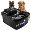 Ultra Quiet Dog Water Fountain with LED Shortage Reminder for Multi-Pet Families