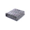 Ultra Soft Gray Medium Fleece Pet Blanket for Cats and Medium Dogs