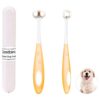 Ultra Soft Nano Bristles Dog Toothbrush for Easy Teeth Cleaning